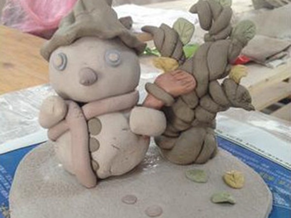陶艺制作教程：雪人diy