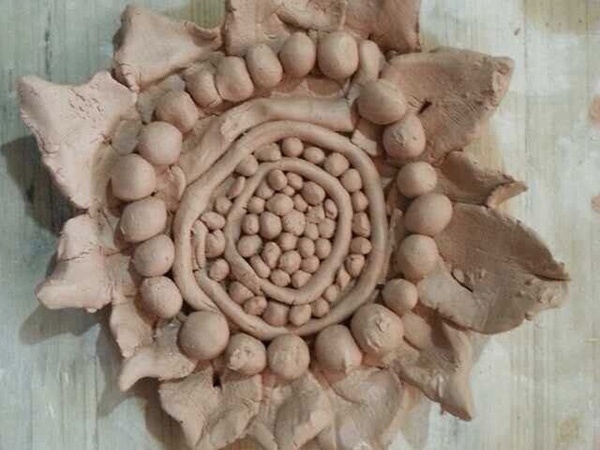 儿童陶艺作品：春暖花开时节